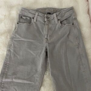 American Eagle Outfitters Light Gray low rise Stretch Jeans